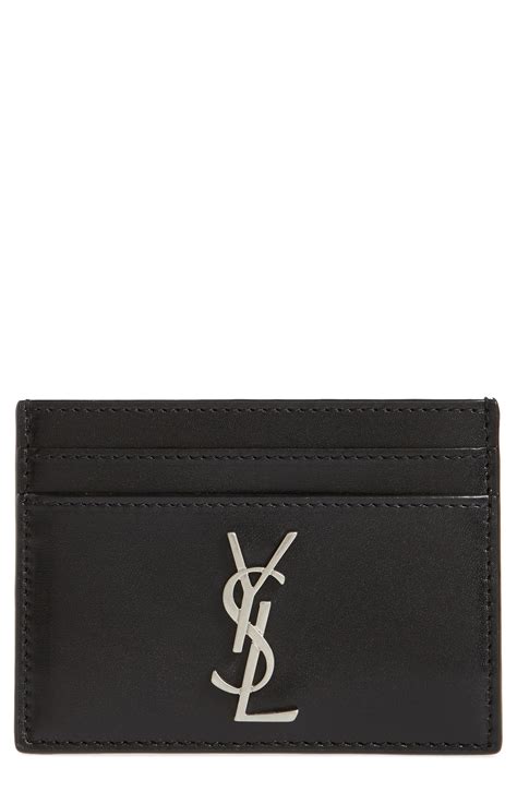 ysl wallet black logo|ysl wallet nordstrom.